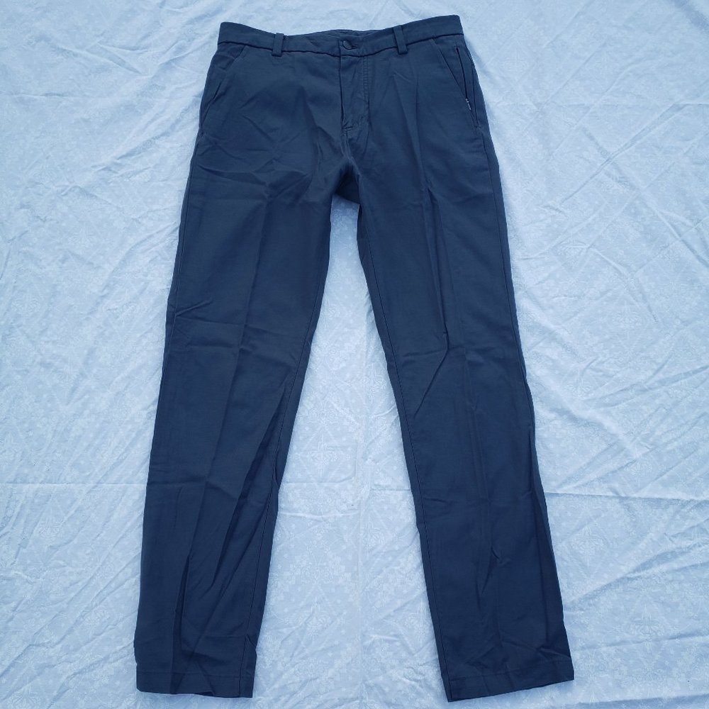 Lululemon Commission Pant  Swift Cotton - True Navy - Size 32 - 30L Slimfit